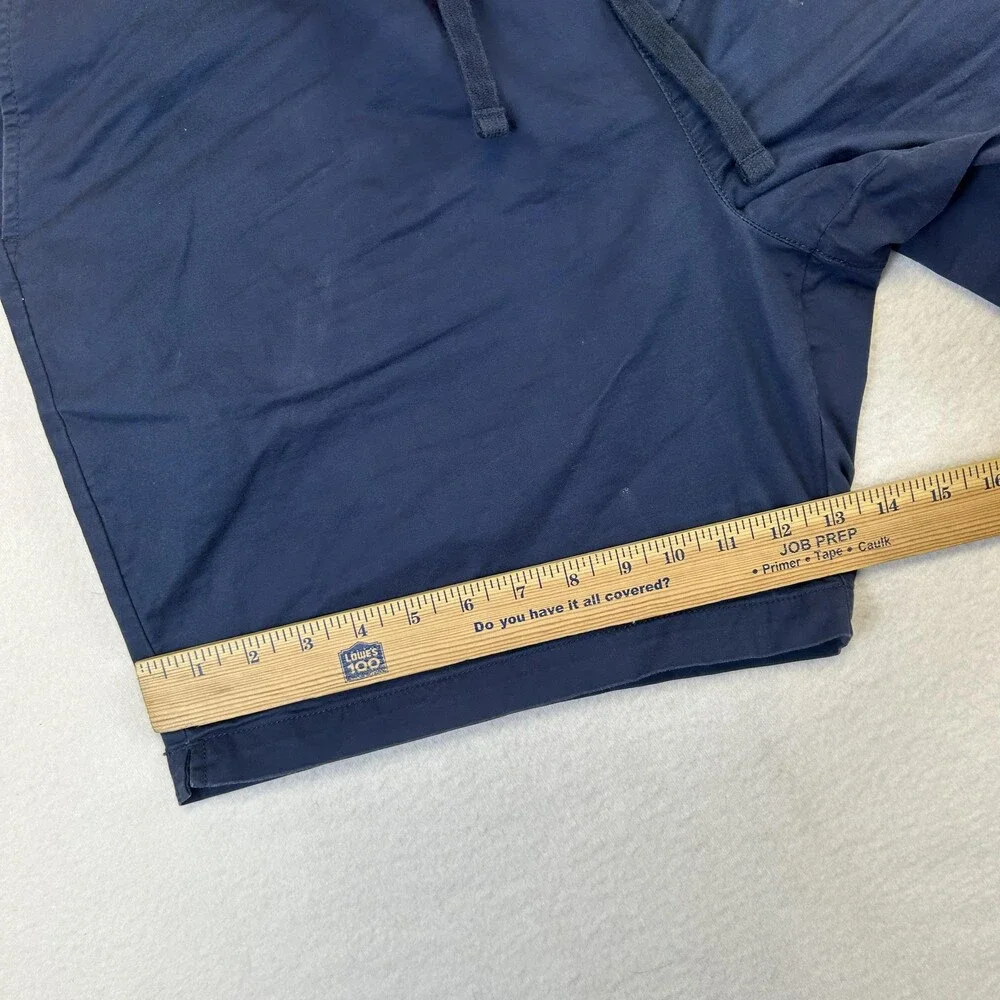 Banana Republic Chino Shorts Mens XL Blue Stretch Drawstring 7